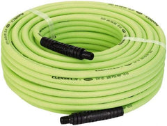 Legacy - 1/4" ID x 0.46" OD 100' Long Multipurpose Air Hose - MNPT x MNPT Ends, 300 Working psi, 140°, 1/4" Fitting, Green - Benchmark Tooling