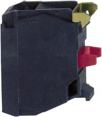 Square D - NC, Multiple Amp Levels, Electrical Switch Contact Block - 120 VAC, 125 VDC, 240 VAC, 250 VDC, and 600 VAC/VDC, Screw Terminal, 22mm Hole, For Use with XB4, XB5 - Benchmark Tooling