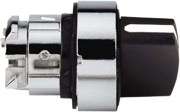 Schneider Electric - 22mm Mount Hole, 3 Position, Handle Operated, Selector Switch - Black, Maintained (MA), Nonilluminated, Shock, Vibration and Water Resistant - Benchmark Tooling