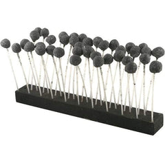 Brush Research Mfg. - 5-5/8" Bore Diam, 320 Grit, Aluminum Oxide Flexible Hone - Medium, 9-1/2" OAL - Benchmark Tooling