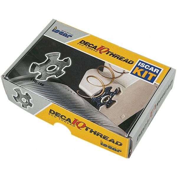 Iscar - 12-11-525T6.5LPGIR Grade IC907, 5mm Cutting Width Carbide Grooving Insert - 6mm Max Depth of Cut, Right Hand, 2.5mm Corner Radius, TiAlN/TiN Finish - Benchmark Tooling