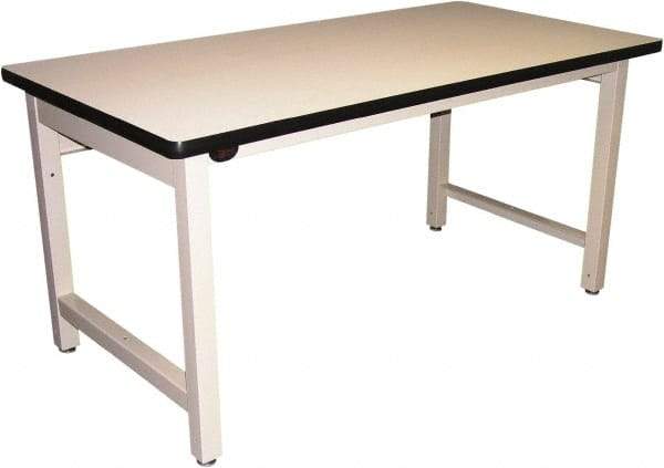 Proline - 60 Wide x 30" Deep x 36" High, Static Dissipative Workbench - Adjustable Height Legs, Beige - Benchmark Tooling