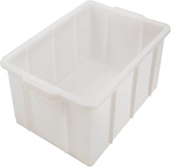 Dynalon Labware - 12.2 Gal, Clear Polyethylene Tote Container - Nesting, 23.4" Long x 14.4" Wide x 10" High - Benchmark Tooling