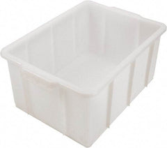 Dynalon Labware - 5.3 Gal, Clear Polyethylene Tote Container - Nesting, 16.3" Long x 12.4" Wide x 7.9" High - Benchmark Tooling