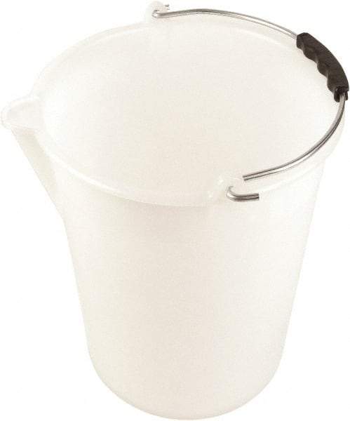 Dynalon Labware - 3-3/16 Gal Translucent Tapered Conical Polyethylene Bucket - 11-13/16" High x 11" Diam - Benchmark Tooling