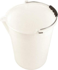 Dynalon Labware - 3-3/16 Gal Translucent Tapered Conical Polyethylene Bucket - 11-13/16" High x 11" Diam - Benchmark Tooling