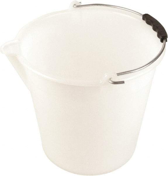 Dynalon Labware - 2-3/8 Gal Translucent Tapered Conical Polyethylene Bucket - 11" High x 9-13/16" Diam - Benchmark Tooling