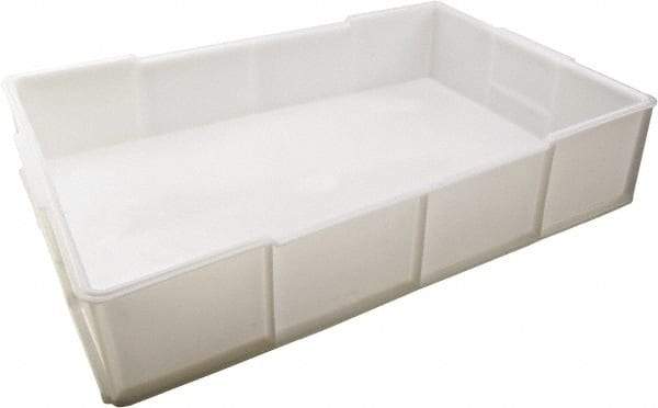 Dynalon Labware - White Polyethylene Tote Container - Stacking, 21.3" Long x 13.8" Wide x 4-1/2" High - Benchmark Tooling