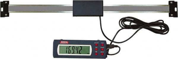 SPI - Electronic Linear Scales Maximum Measurement (Inch): 12 Horizontal or Vertical: Horizontal, Vertical - Benchmark Tooling