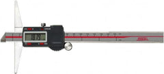 SPI - 0" to 8" Electronic Depth Gage - 0.0015" Accuracy, 0.0005" Resolution, 4" Base Length - Benchmark Tooling