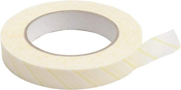 Dynalon Labware - White Paper Tape - 4-3/4" Wide x 164' Long x 3.937 mil Thick, Autoclavable with Minimum Temp 121 C/249 F, Changes Color From White to Brown - Benchmark Tooling