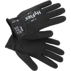 Ansell - Size XL, ANSI Cut Lvl A2, Abrasion Lvl 4, Nitrile Coated Cut Resistant Gloves - Fully Coated Coated, Black - Benchmark Tooling
