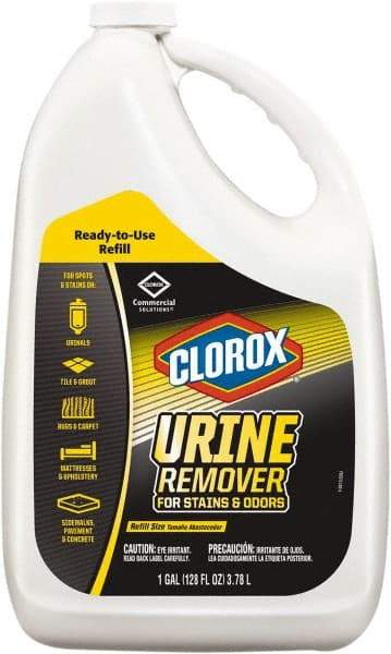 Clorox - 128 oz Bottle Liquid Bathroom Cleaner - Clean Floral Scent, Disinfectant, Urinals, Carpet, Upholstery & Concrete - Benchmark Tooling