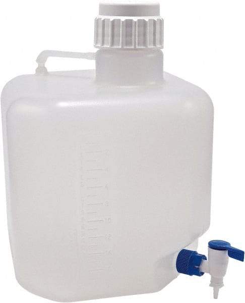 Dynalon Labware - 20,000 mL Carboy - Polypropylene, Translucent, 16-1/2" High x 11.8" Diam, 90mm Cap - Benchmark Tooling