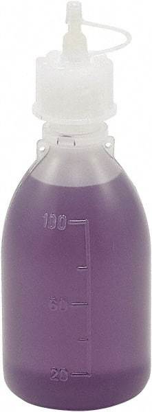 Dynalon Labware - 100 mL Dispensing Bottle - Polyethylene, Translucent, 5" High x 1.9" Diam, 15mm Cap - Benchmark Tooling