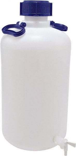 Dynalon Labware - 25,000 mL Carboy - Polyethylene, Translucent, 11" High x 11" Diam - Benchmark Tooling