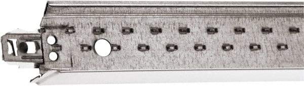 Armstrong World - 24" Long x 15/16" Wide, Hot-Dipped Galvanized Steel Cross Tee - ASTM C636 Specification, White - Benchmark Tooling