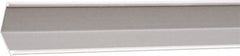 Armstrong World - 144" Long x 7/8" Wide, Hot-Dipped Galvanized Steel Angled Molding - ASTM C636 Specification, White - Benchmark Tooling