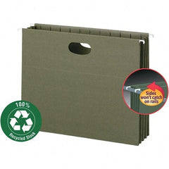 SMEAD - 12-1/4 x 9-1/2", Letter Size, Standard Green, Hanging File Folder - Benchmark Tooling