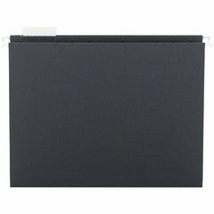 SMEAD - 12-1/4 x 9-1/2", Letter Size, Black, Hanging File Folder - 11 Point Stock, 1/5 Tab Cut Location - Benchmark Tooling