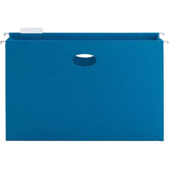 SMEAD - 9-1/2 x 14-1/2", Legal, Sky Blue, Hanging File Folder - 11 Point Stock, 1/5 Tab Cut Location - Benchmark Tooling