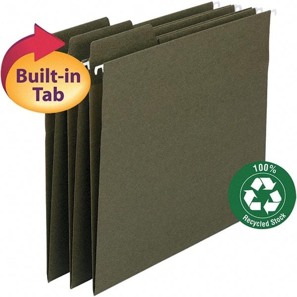 SMEAD - 14-5/8 x 9-1/2", Legal, Standard Green, Hanging File Folder - 11 Point Stock, 1/3 Tab Cut Location - Benchmark Tooling