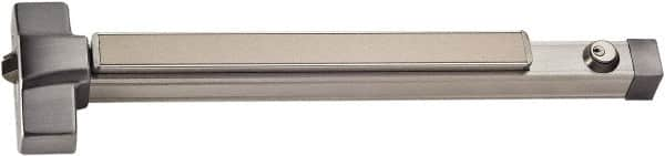 Ability One - 3" OAL Nonhanded Fire Rated Flatbar - Satin Stainless Steel Finish, 6200 Series - Benchmark Tooling