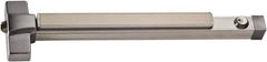 Ability One - 4" OAL Nonhanded Fire Rated Flatbar - Satin Stainless Steel Finish, 6200 Series - Benchmark Tooling