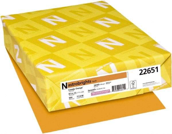 Neenah Paper - Cosmic Orange Colored Copy Paper - Use with Laser Printers, Inkjet Printers, Copiers - Benchmark Tooling