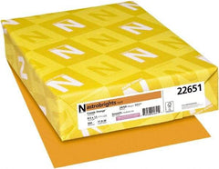 Neenah Paper - Cosmic Orange Colored Copy Paper - Use with Laser Printers, Inkjet Printers, Copiers - Benchmark Tooling