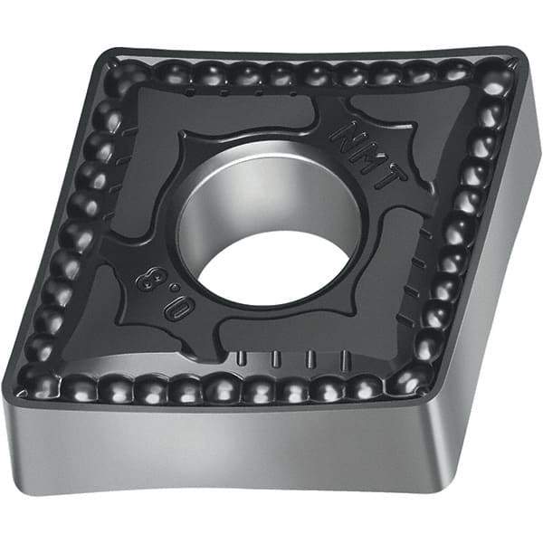 Walter - CNMG NMT Grade WSM20S Turning Insert - TiAlN+Al2O3+(Al) Finish, 80° Rhombic, 12.7mm Inscr Circle, 4.76mm Thick, 1.2mm Corner Radius - Benchmark Tooling