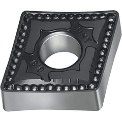 Walter - CNMG NMT Grade WSM20S Turning Insert - TiAlN+Al2O3+(Al) Finish, 80° Rhombic, 12.7mm Inscr Circle, 4.76mm Thick, 0.8mm Corner Radius - Benchmark Tooling