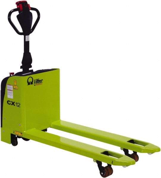Vestil - 2,500 Lb Capacity, 7-7/8" Lift Hand Pallet Truck - 3-3/8" Min Lift Height, 45" Fork Length x 20" Fork Width, 20-1/2" Overall Width - Benchmark Tooling