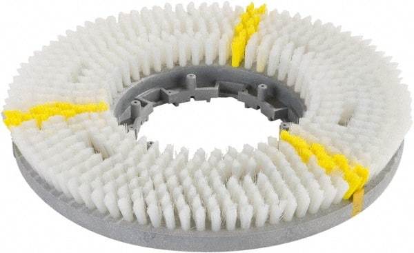 Carlisle - Rotary Brush - 11" Machine, 1-1/2" Trim Length, White Pad, Nylon - Benchmark Tooling