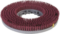 Carlisle - Rotary Brush - 11" Machine, 1-1/2" Trim Length, Red Pad, Nylon - Benchmark Tooling