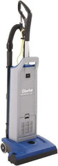 Clarke - Single Motor Upright Vacuum Cleaner - 14-1/2" Cleaning Width, 9" Amps, Ergonomic Handle - Benchmark Tooling