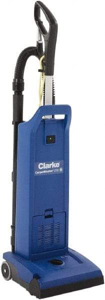 Clarke - Dual Motor Upright Vacuum Cleaner - 11-1/2" Cleaning Width, 9" Amps, Ergonomic Handle - Benchmark Tooling