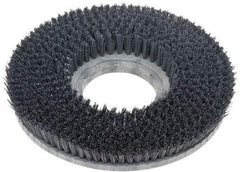 Clarke - 14" Diam Scrubbing Brush - 14" Machine, Black Pad, Polypropylene - Benchmark Tooling