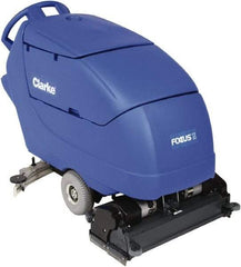 Clarke - 28" Cleaning Width, Battery Powered Floor Scrubber - 0.81 hp, 613 RPM, 23 Gal Tank Capacity - Benchmark Tooling