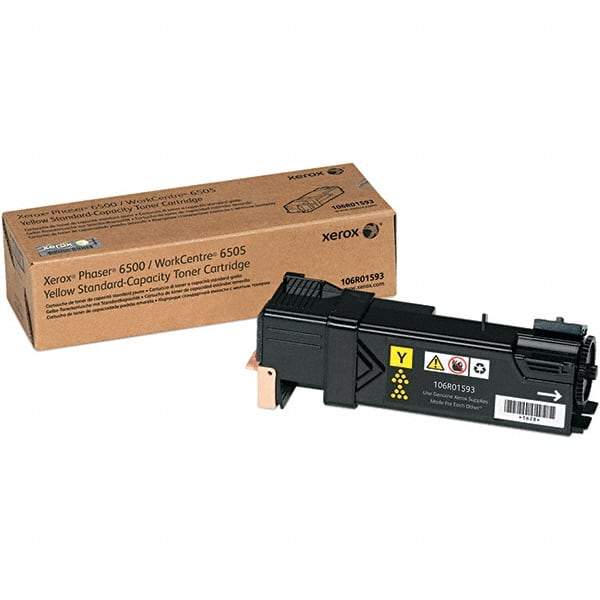 Xerox - Yellow Toner Cartridge - Use with Xerox Phaser 6500, WorkCentre 6505 - Benchmark Tooling