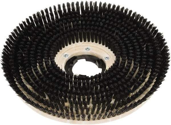 Clarke - 20" Diam Scrubbing Brush - 20" Machine, Black Pad, Polypropylene - Benchmark Tooling