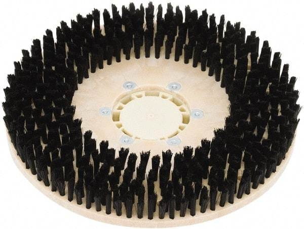 Clarke - 34" Diam Scrubbing Brush - 17" Machine, Black Pad, Nylon - Benchmark Tooling