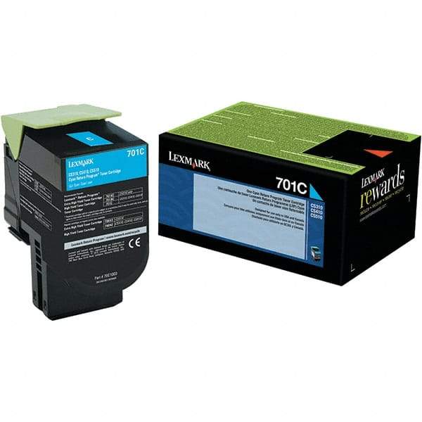 Lexmark - Cyan Toner Cartridge - Use with Lexmark CS310dn, CS310n, CS410n - Benchmark Tooling