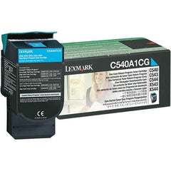 Lexmark - Cyan Toner Cartridge - Use with Lexmark C540n, C543dn, C544dn, C544dtn, C544dw, C544n, C546dtn, X543dn, X544dn, X544dtn, X544dw, X544n, X546dtn - Benchmark Tooling