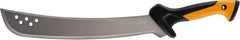 Fiskars - 15" Long Blade, Steel, Fine Edge, Machete - 26" OAL, Ergonomic Nonslip Grips Handle - Benchmark Tooling