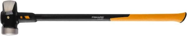 Fiskars - 10 Lb Head, 36" Long Sledge Hammer - Steel Head, Steel Handle with Grip - Benchmark Tooling