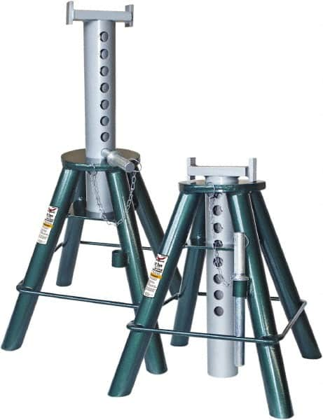 Safeguard - 20,000 Lb Capacity Jack Stand - 18-15/16 to 30-1/2" High - Benchmark Tooling