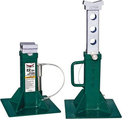 Safeguard - 44,000 Lb Capacity Jack Stand - 13-3/8 to 19-5/8" High - Benchmark Tooling