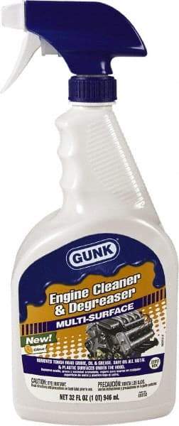 Gunk - Proprietary Formula Engine Cleaner/Degreaser - 32 oz Spray Bottle - Benchmark Tooling