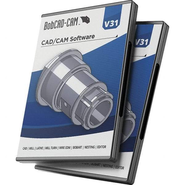 BobCAD-CAM - BobCAD-CAM V30 Mill 4 Axis Pro CD-ROM - Benchmark Tooling